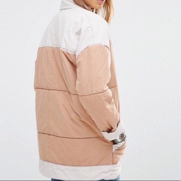 FREE PEOPLE Quilted Poplin JACKET Puffy Coat XS - Picture 3 of 3